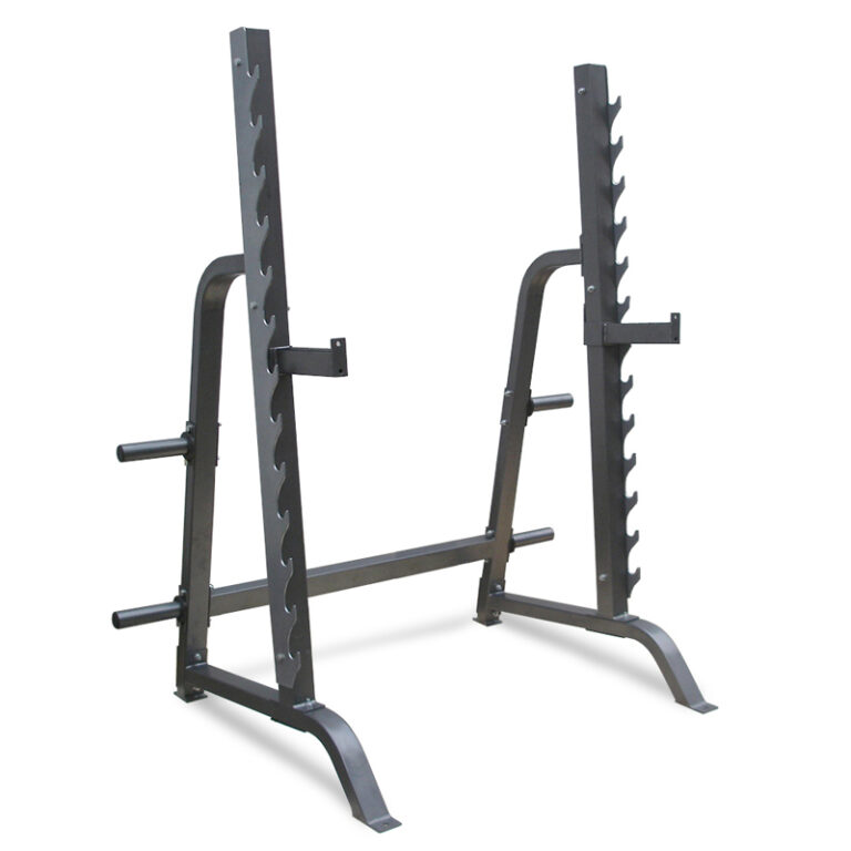 silver squat rack