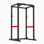 röd och svart power rack