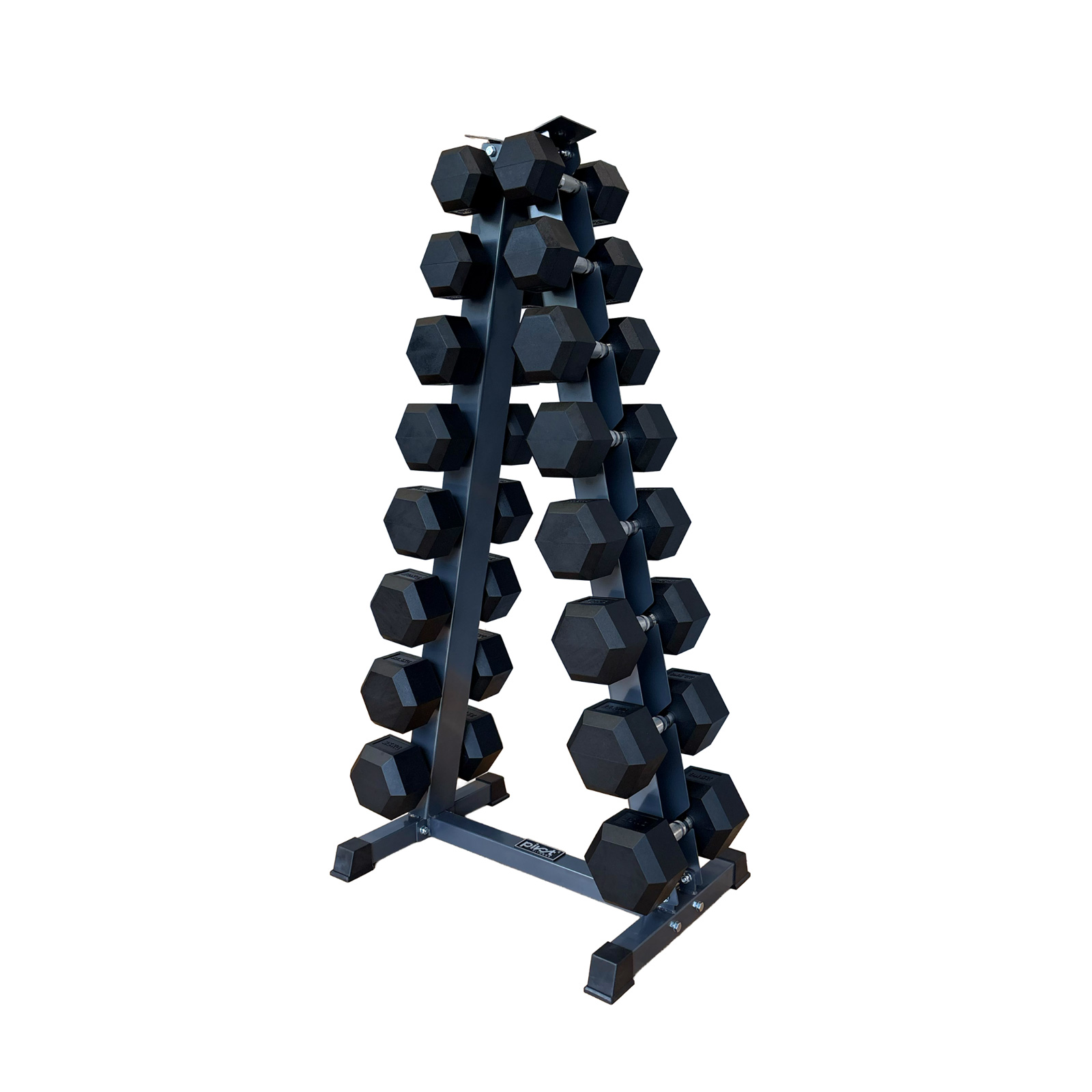 Hantelpaket 8 par 8-25kg ink ställ