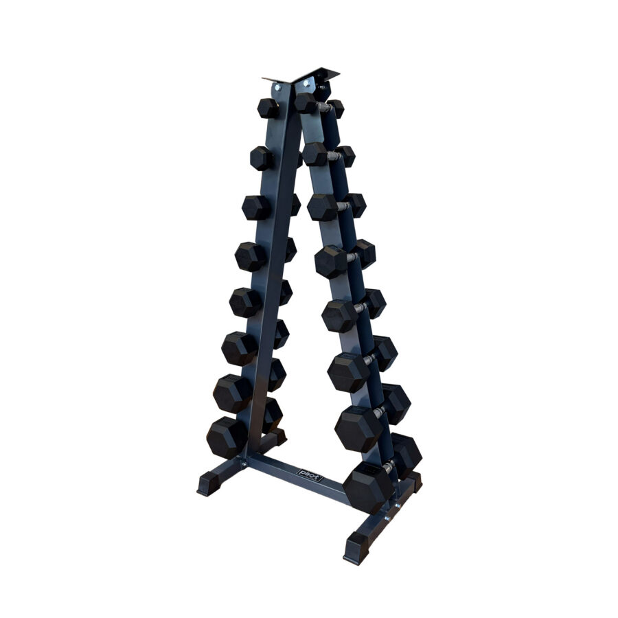 Hantelpaket 8 par 1-20kg inkl ställ