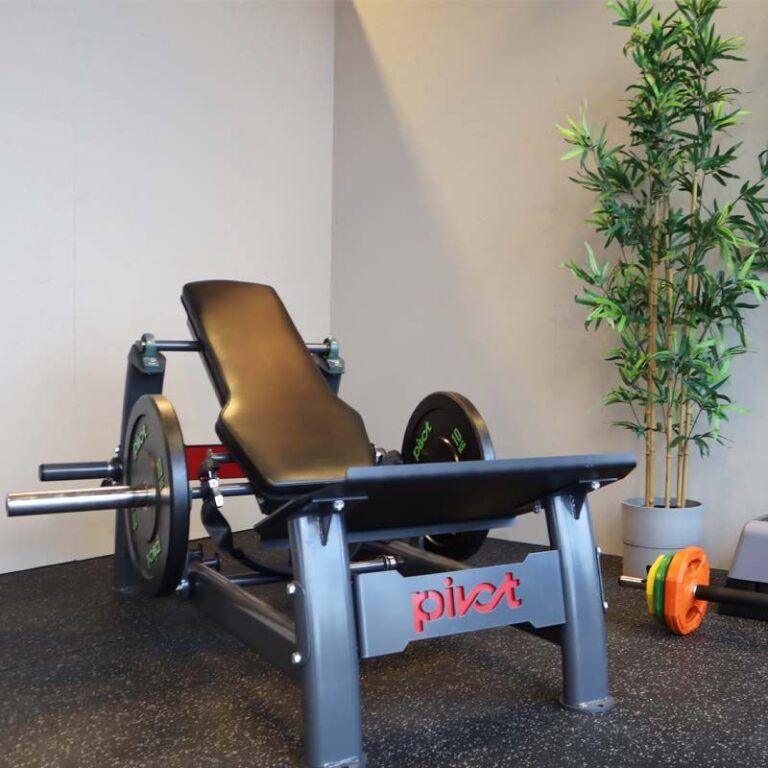 deluxe silver hip thrust med svart dyna