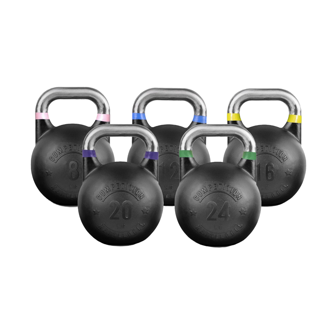Kettlebellpaket 5st 8-24kg Svart