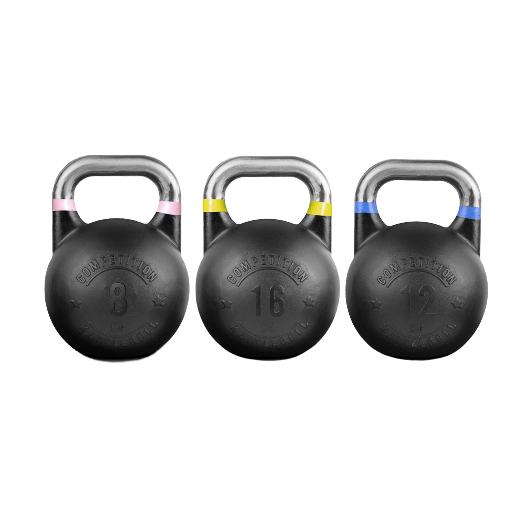 Kettlebellpaket 3st 8-16kg Svart - Image 2
