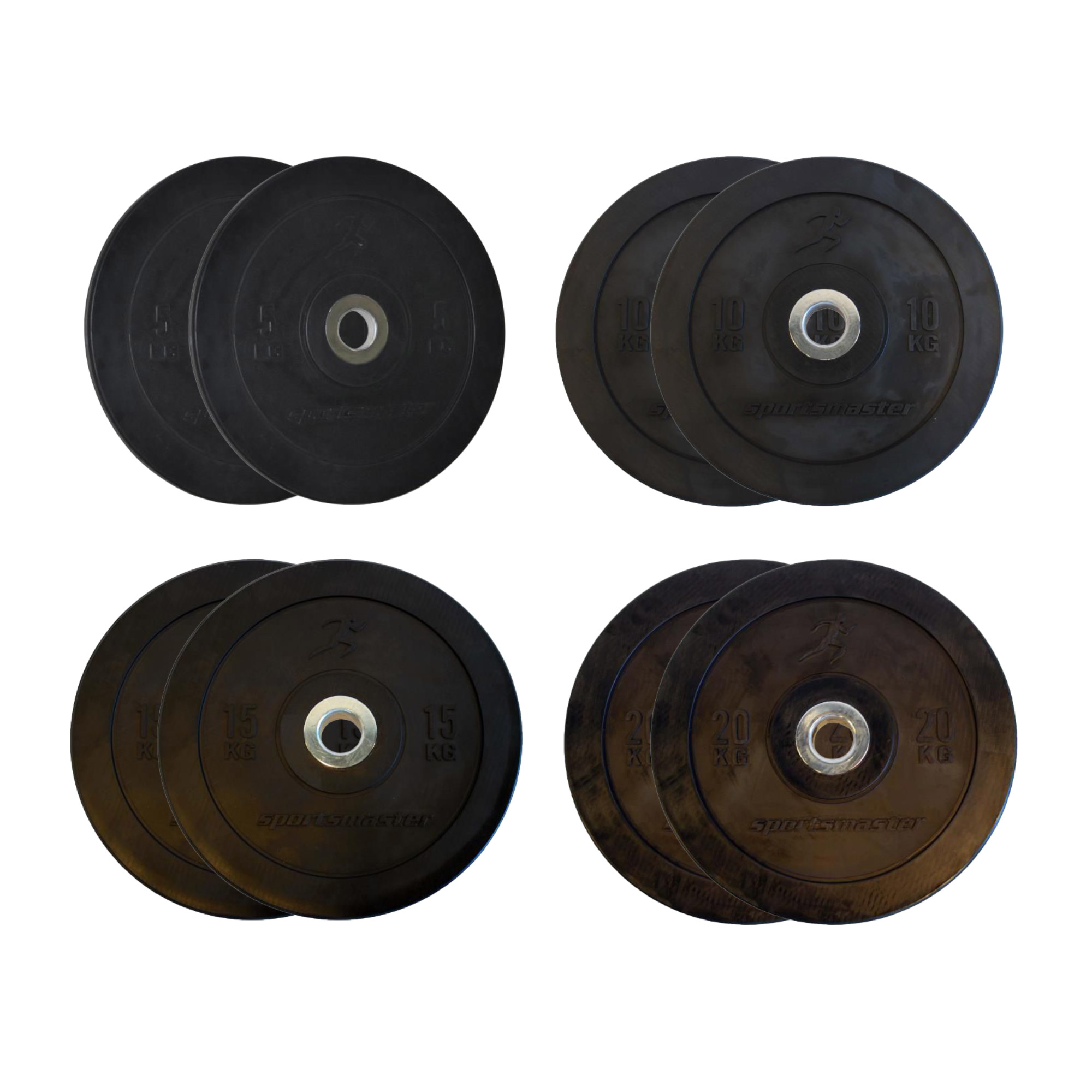 Bumper Plate viktpaket 100kg