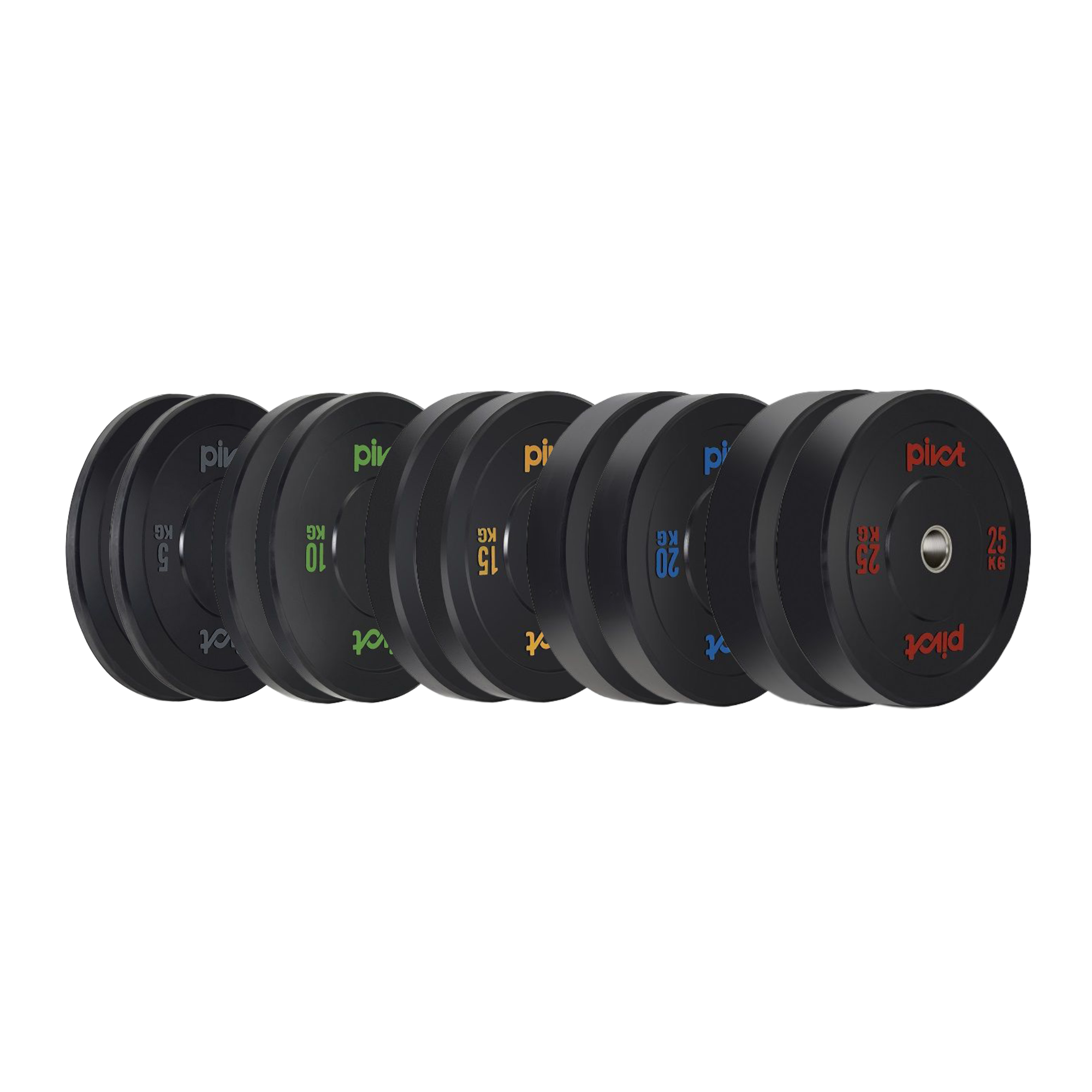 Pro Training Bumper Plate viktpaket 150kg - Image 2