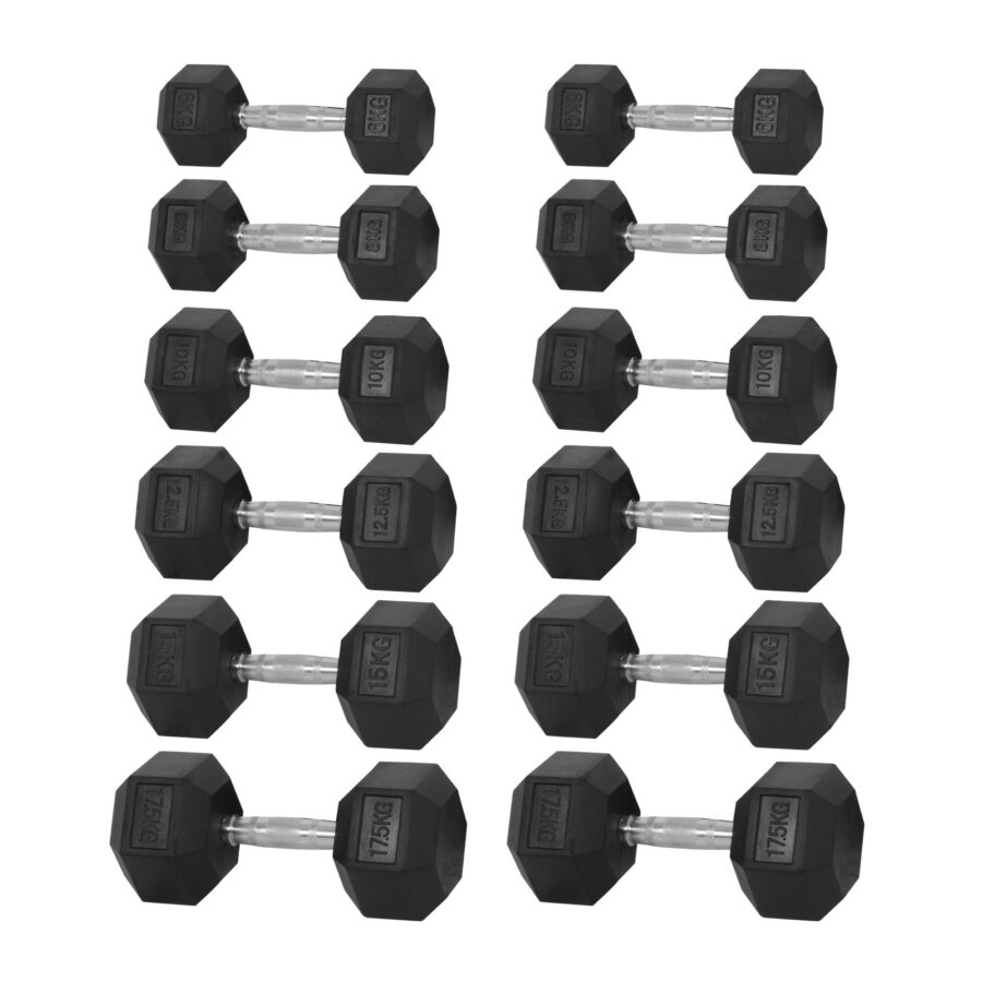 Hantelpaket 6 par 6-17,5kg