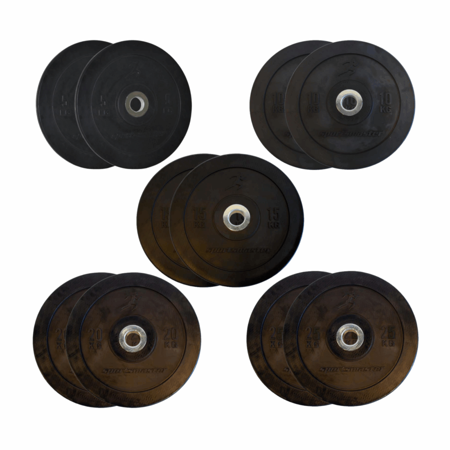 Bumper Plate viktpaket 150kg
