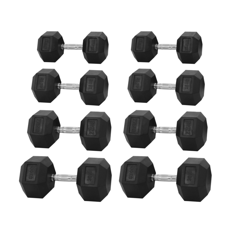 Hantelpaket 4 par 22,5-30kg